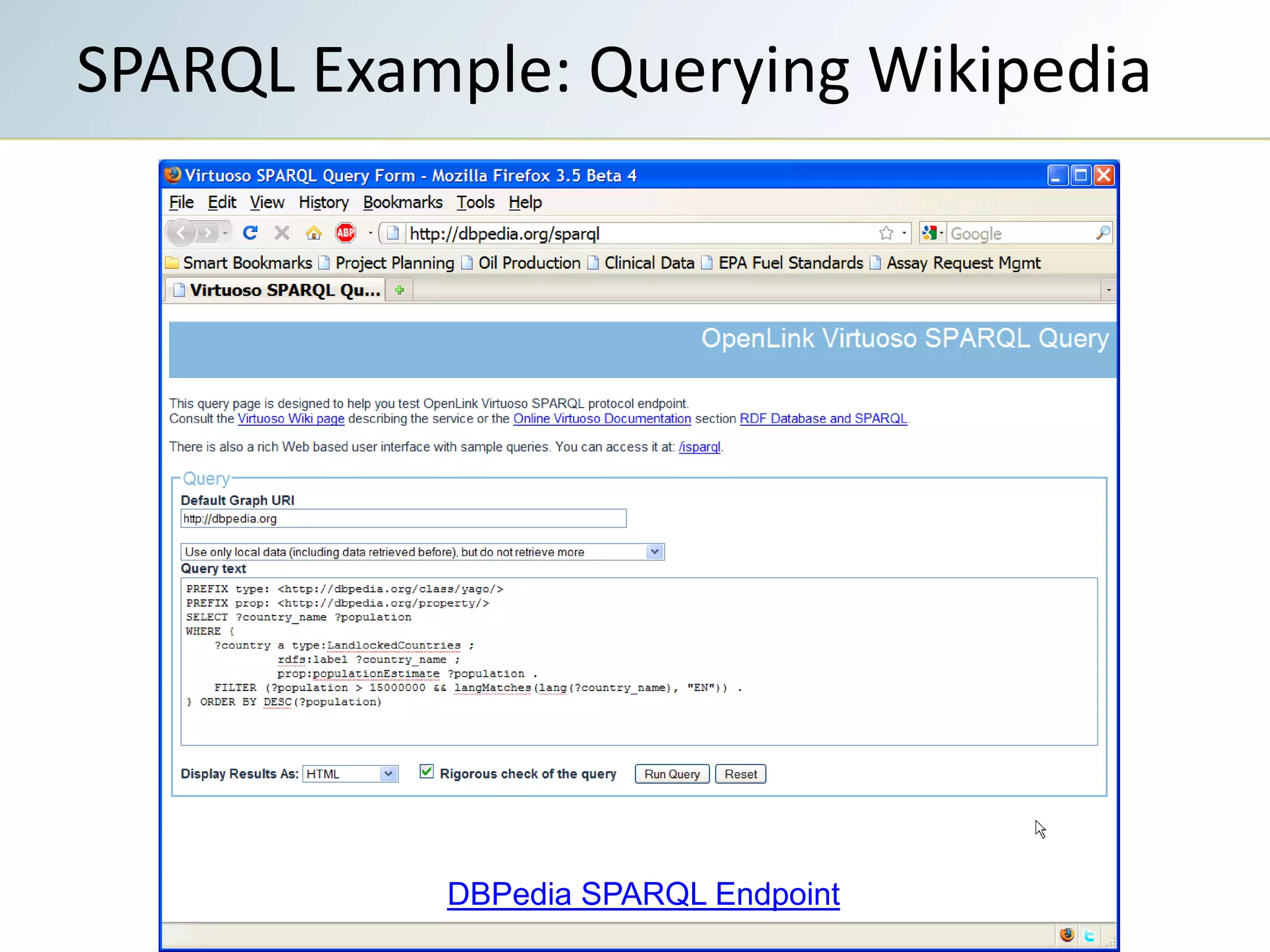 Semantic Web Landscape 2009