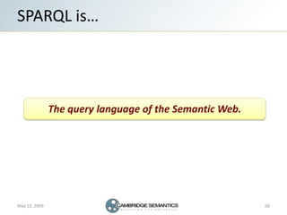 Semantic Web Landscape 2009