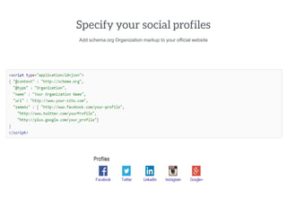 Add schema.org Organization markup to your official website
Find example JSON-LD at
https://developers.google.com/structured-data/customize/overview
 