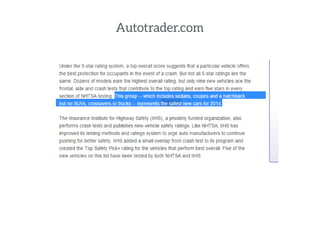 Two indices, two truths?
 