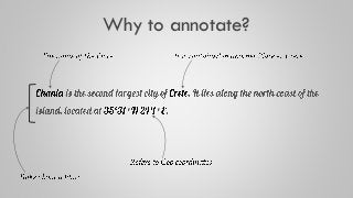 Semantic annotations demystified for web developers