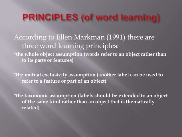 Semantic development