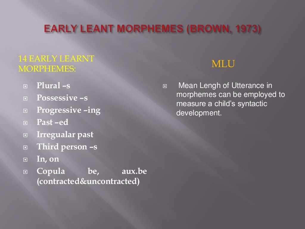 Semantic development