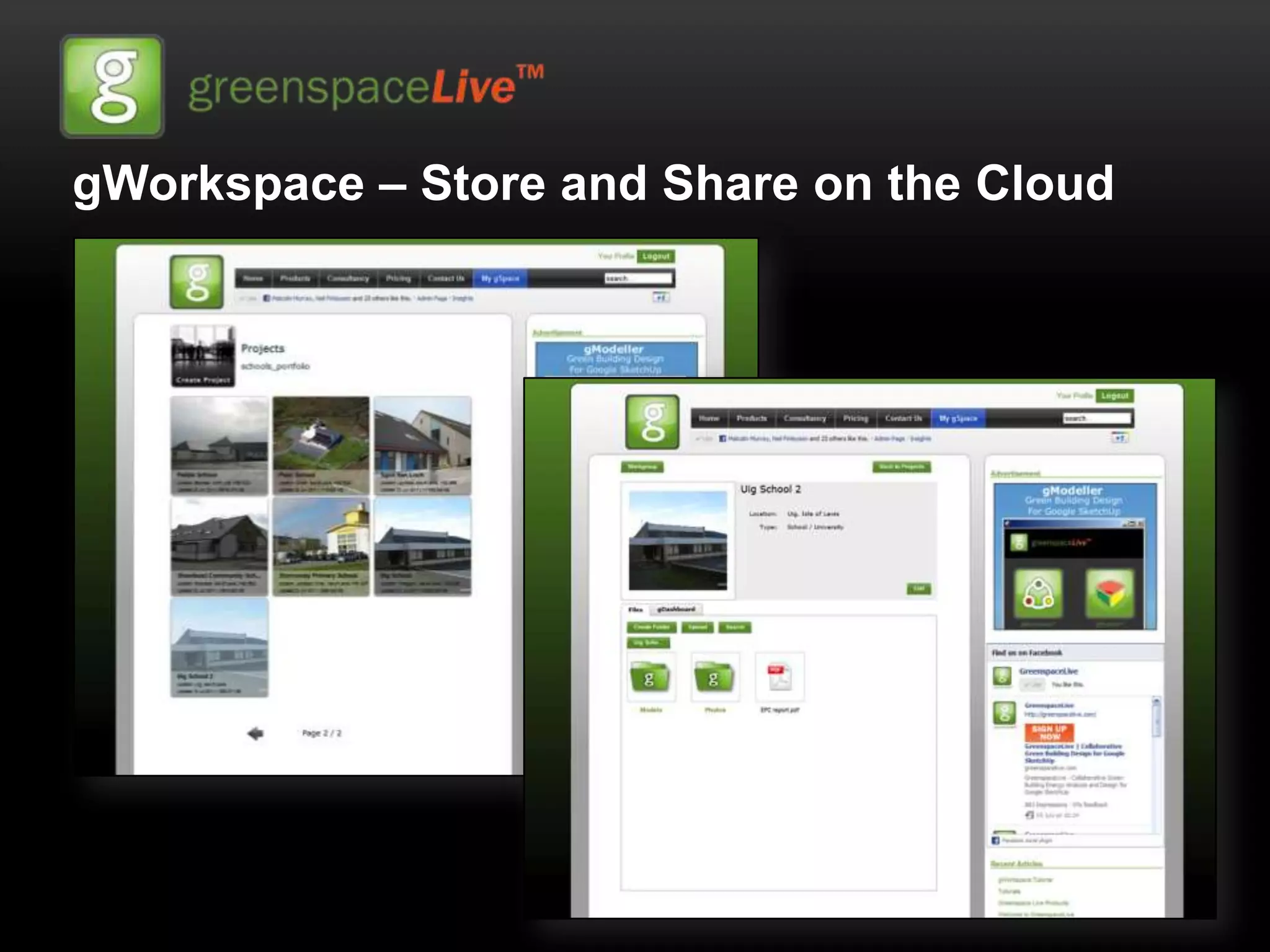 gWorkspace – Store and Share on the Cloud
 