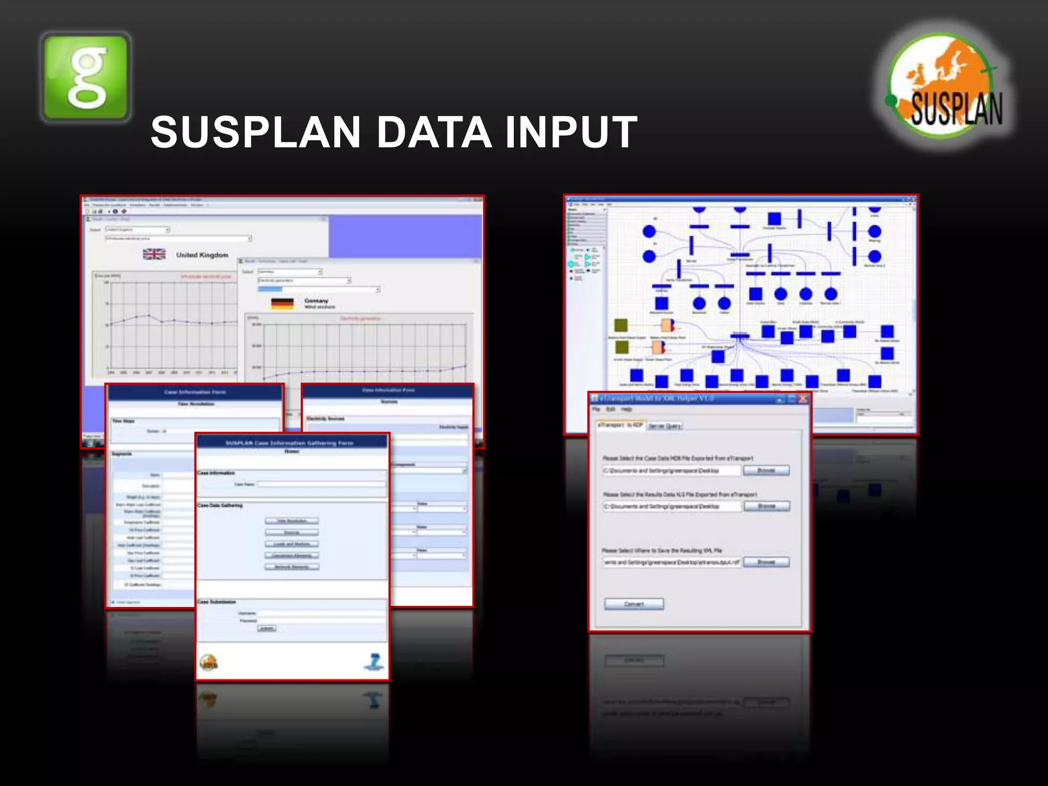 SUSPLAN DATA INPUT
 