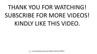 THANK YOU FOR WATCHING!
SUBSCRIBE FOR MORE VIDEOS!
KINDLY LIKE THIS VIDEO.
 