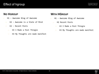 Effect of hgroupH1 – Awesome Blog of Awesome