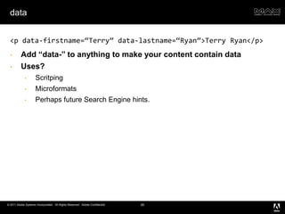 Benefit 2Less monkeying with content hierarchies48