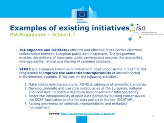 Semantic interoperability courses training module 1 - introductory ...