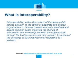 Semantic interoperability courses training module 1 - introductory ...
