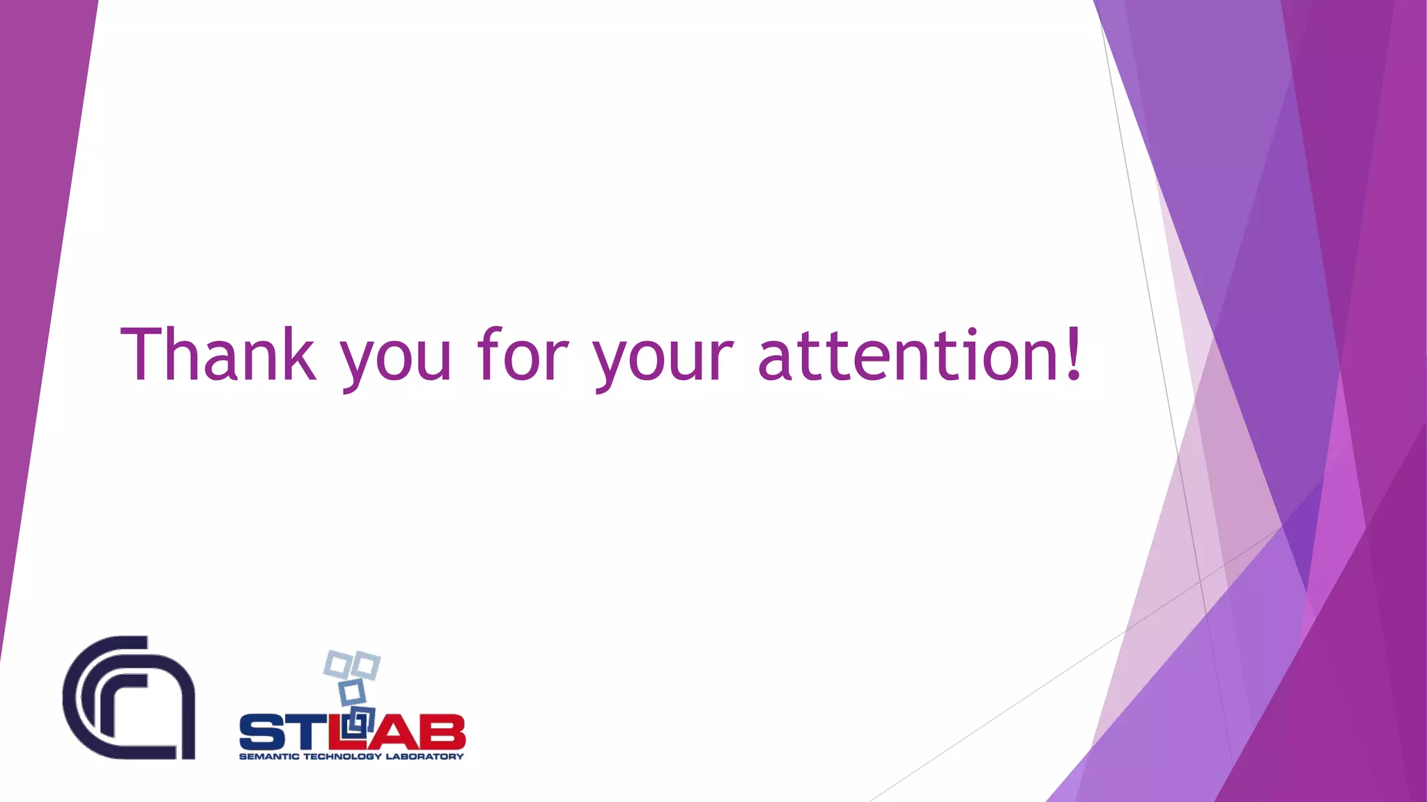 Thank you for your attention!
 