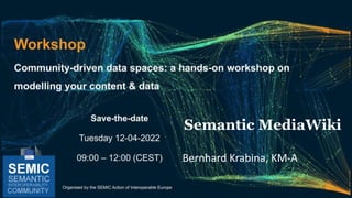 Semantic MediaWiki
Bernhard Krabina, KM-A
 