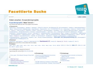 Facettierte Suche 12. Oktober 2011   · Seite  