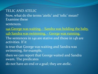 Semantic of aspect | PPTX