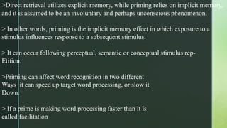 Semantic Priming Ppt Semantic Priming Ppt