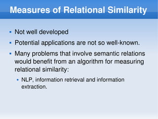 Semantic Relations