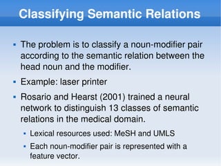 Semantic Relations