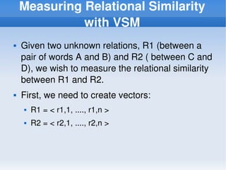 Semantic Relations