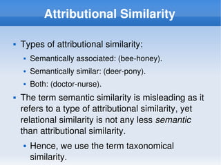 Semantic Relations