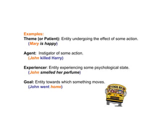 Semantic Roles | PPT