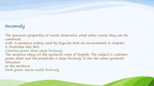 anomaly in a sentence