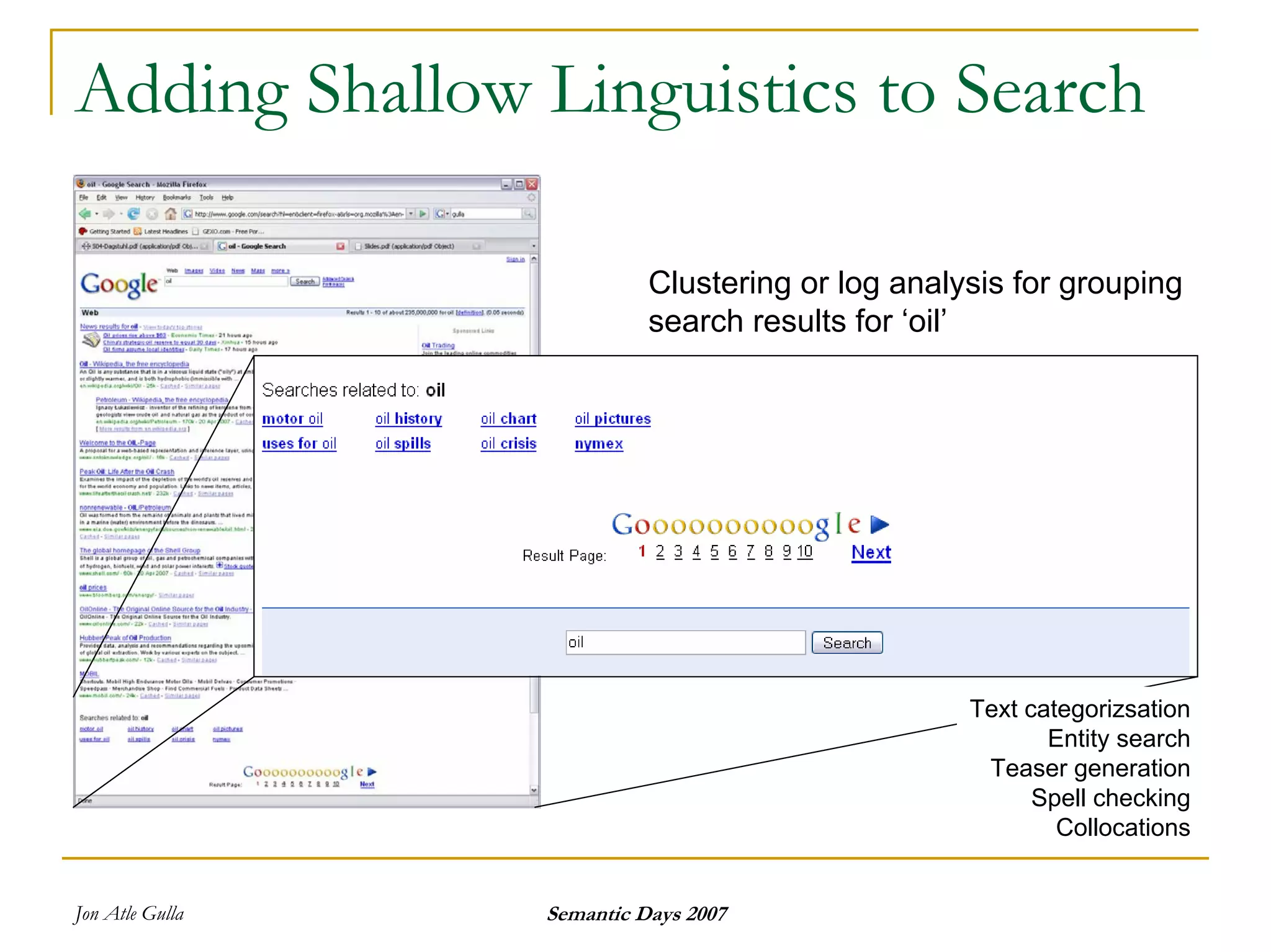 Semantics And Search