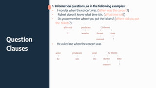 Semantics clauses arguments 1 | PPTX