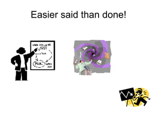 Easier said than done! 