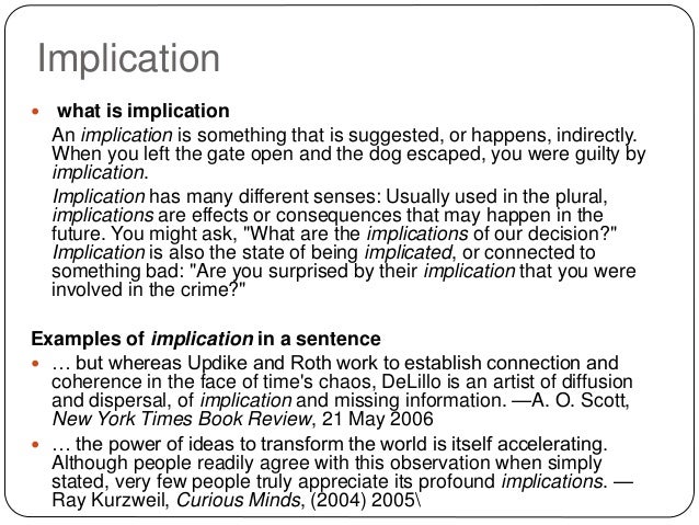 Practical implications examples image