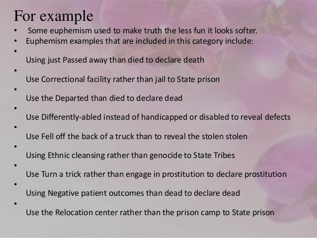 example of euphemism figure of speech sentence The scarlet letter terminology. Ppt video online download.