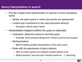 Query Interpretation