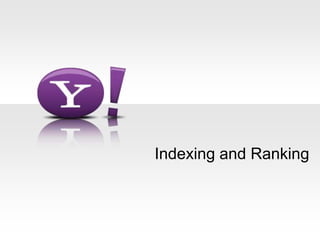 Query interpretation in Semantic Search“Snap to grid”Using the ontologies, a summary of the data or the whole data we find the most likely structured query matching the user inputExample: “starbucks nyc” -> company name:”Starbucks” in location:”New York City”Larger user involvementGuiding the user in constructing the query Example: Freebase SuggestDisplaying back the interpretation of the queryExample: TrueKnowledge