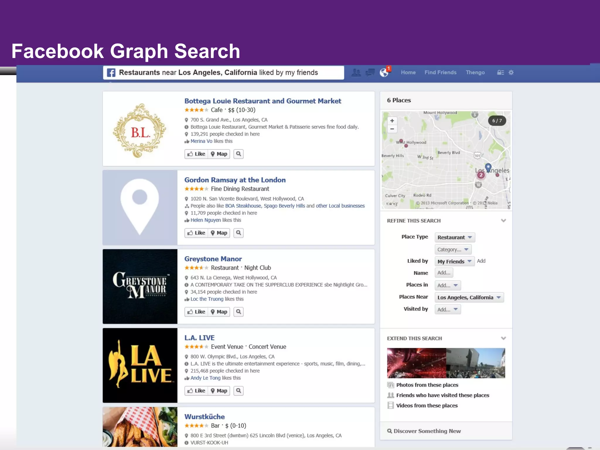 - 17 -
Facebook Graph Search
 