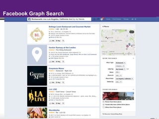 - 17 -
Facebook Graph Search
 