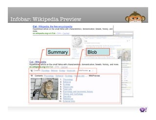 Infobar: Wikipedia Preview




              Summary         Blob
 