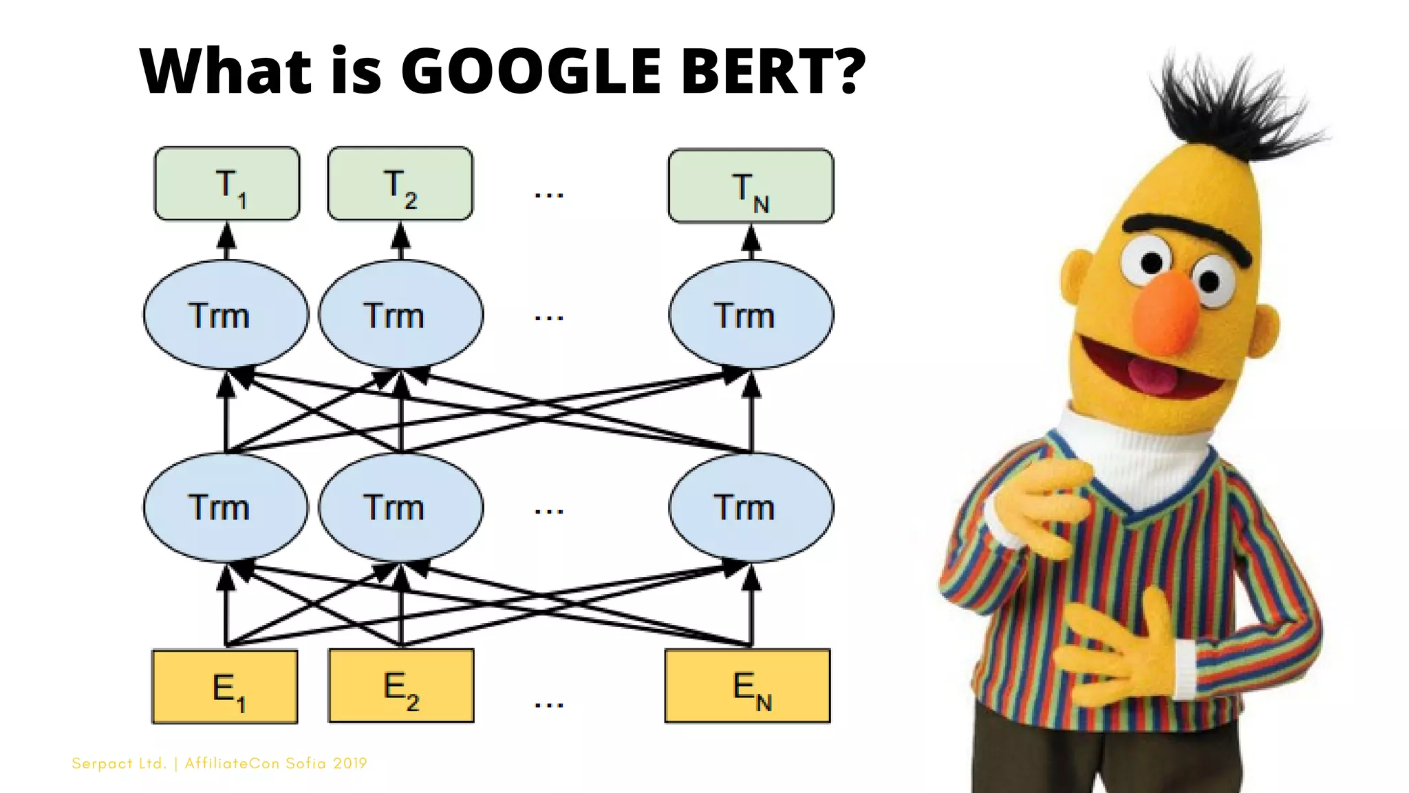 Serpact Ltd. | AffiliateCon Sofia 2019
What is GOOGLE BERT?
 