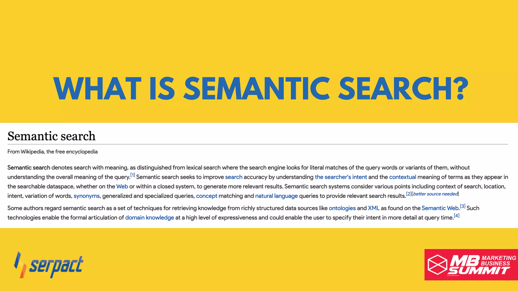 WHAT IS SEMANTIC SEARCH?
 