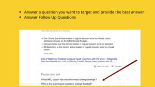 Answer a question you want to target and provide the best answer
Answer Follow Up Questions
Serpact Ltd. | AffiliateCon Sofia 2019
 