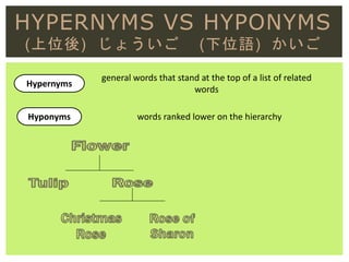Semantics Meaning Components