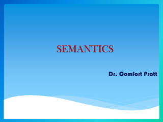 Semantics powerpoint | PPT
