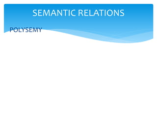 Semantics powerpoint | PPTX