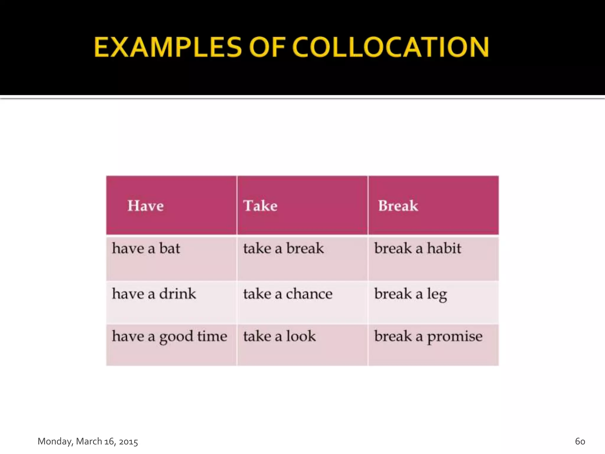 Monday, March 16, 2015 60
 