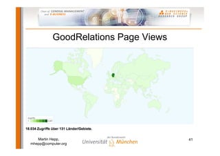 Semantic Web-based E-Commerce: The GoodRelations Ontology