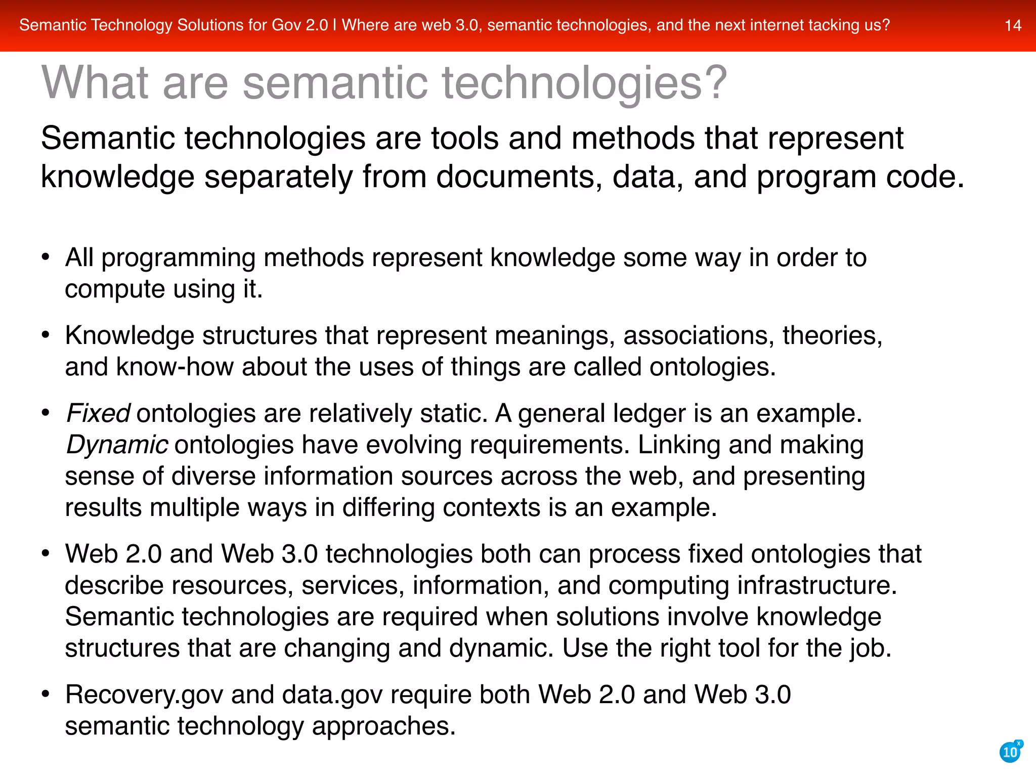 Semantic Technology Solutions For Recovery Gov And Data Gov With Transparency Openness And Collaboration
