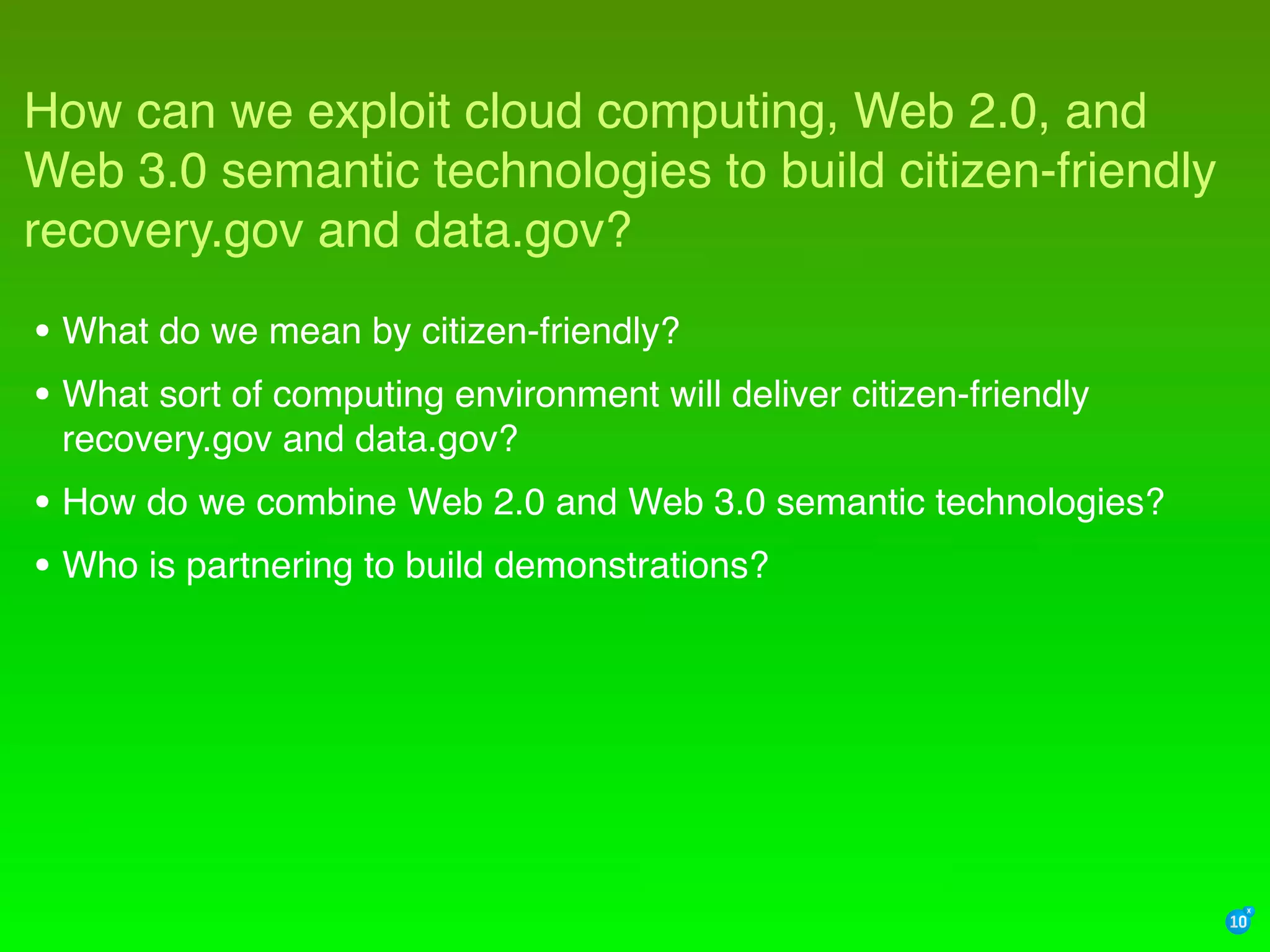 Semantic Technology Solutions For Recovery Gov And Data Gov With Transparency Openness And Collaboration