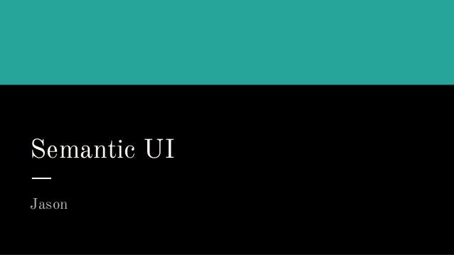 semantic ui data Semantic ui