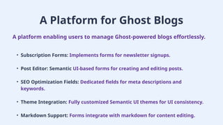 Semantic UI React is a powerful library that simplifies the creation of ...