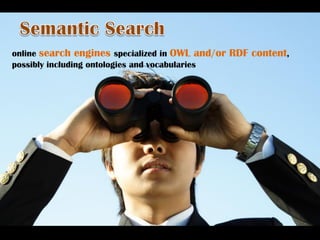 online search engines specialized in OWL and/or   RDF content,
possibly including ontologies and vocabularies
 