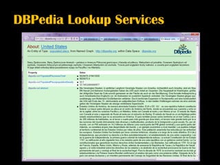 DBPedia Lookup Services
 