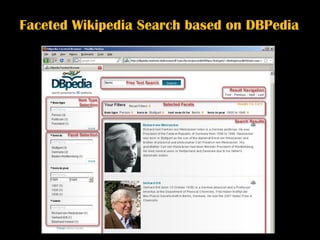 Faceted Wikipedia Search based on DBPedia
 